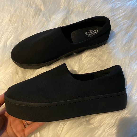 Karl Lagerfeld Shoes - Karl Lagerfeld platform slip on